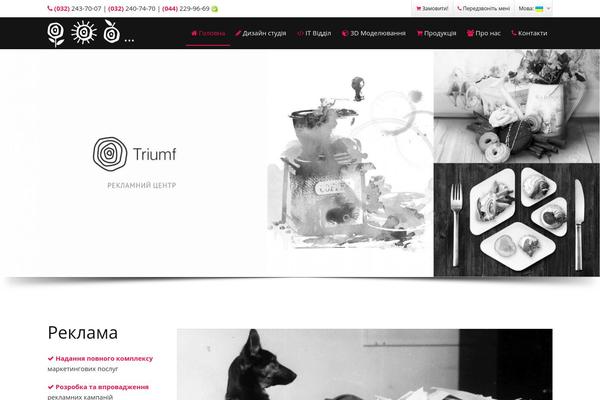 WordPress website example screenshot