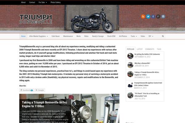 WordPress website example screenshot