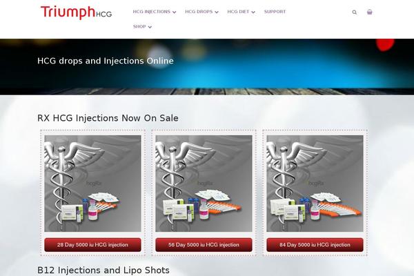 Triumph theme site design template sample