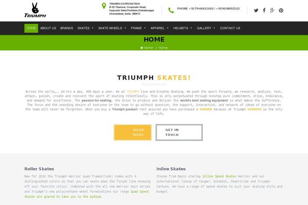 triumphskates.com site used Triumphskates