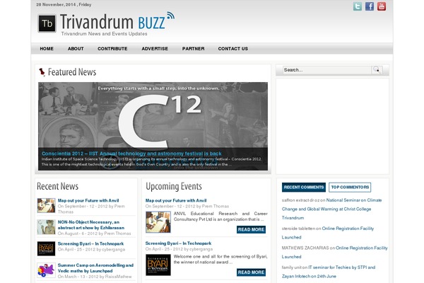 trivandrumbuzz.com site used Trivandrum-buzz