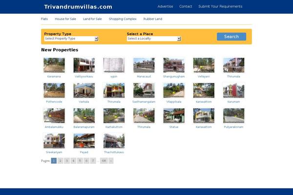 trivandrumvillas.com site used Theme1