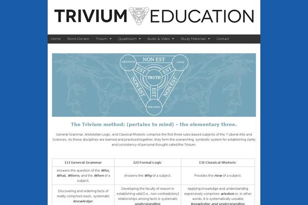 triviumeducation.com site used Trivium-education
