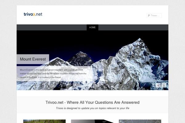 Catch Everest theme site design template sample