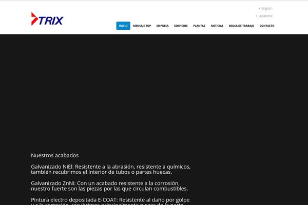 trix.com.mx site used Trix