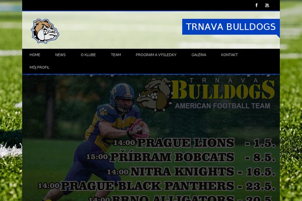 trnavabulldogs.sk site used Sporty