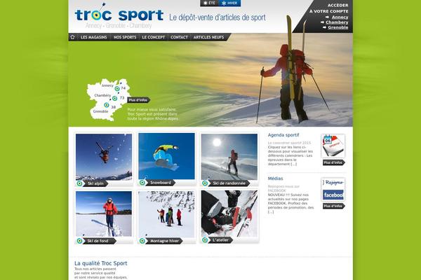 trocsport.fr site used Trocsport