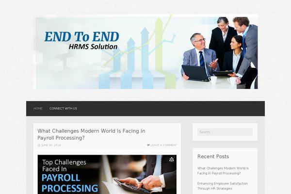 WordPress website example screenshot