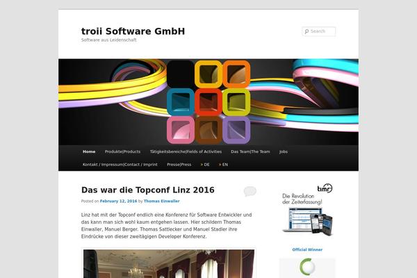 WordPress website example screenshot