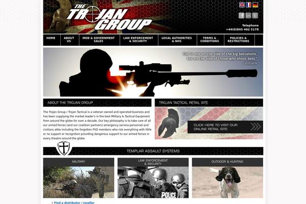 Default theme site design template sample