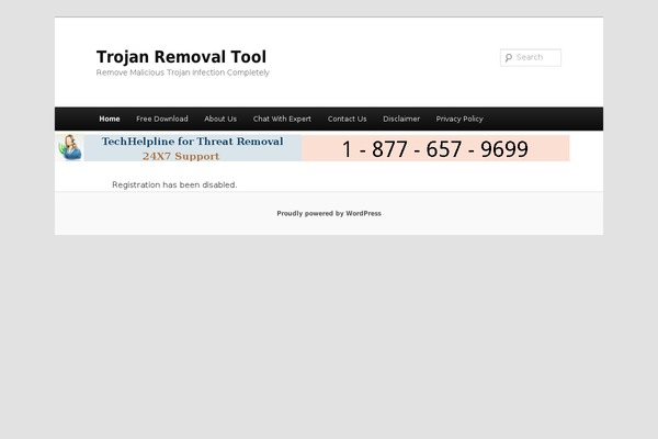 WordPress website example screenshot
