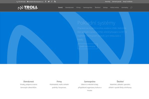 trollcomputers.cz site used Divi2-4