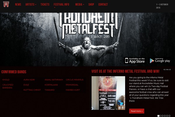 trondheimmetalfest.no site used Tmf