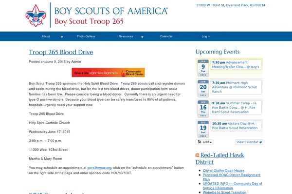 troop265.net site used Scouttroop