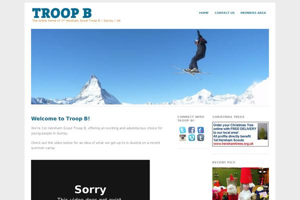 troopb.com site used Bootscout