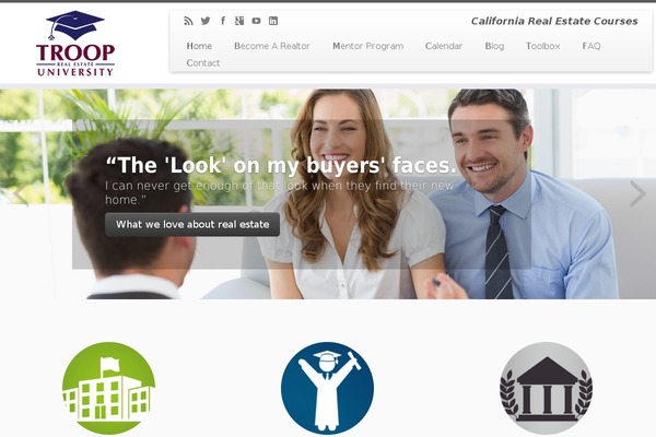 WordPress website example screenshot