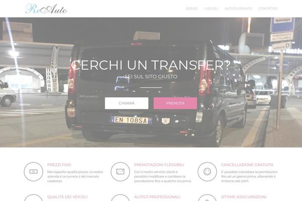 Transfers theme site design template sample