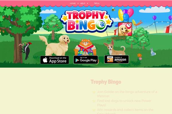 trophybingo.com site used Bingo