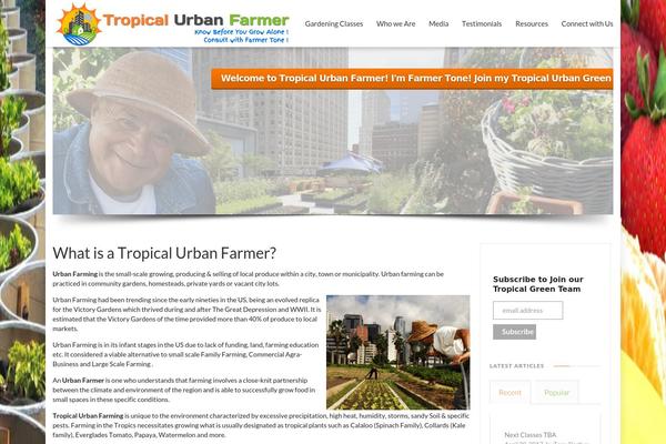 tropical-urban-farmer.com site used Vista