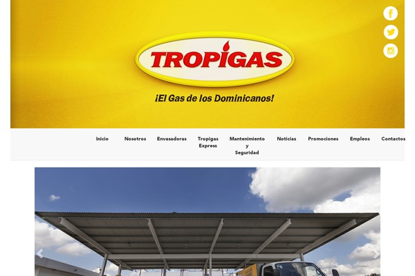 tropigas.com.do site used Tropigas_theme