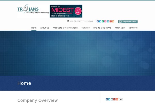 Site using Share Buttons by AddThis plugin