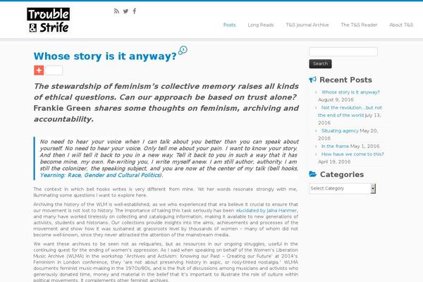 WordPress website example screenshot