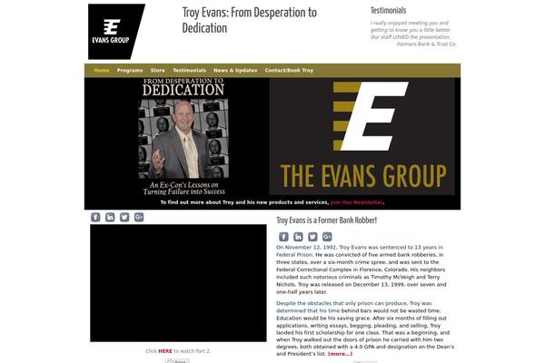 Ultimatum theme site design template sample