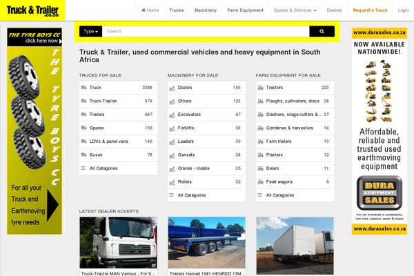 truck WordPress theme, websites list used truck theme truck theme websites examples