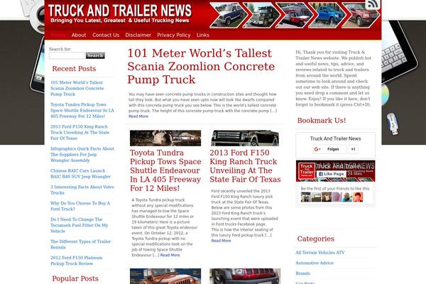 truckandtrailernews.com site used Clear Line