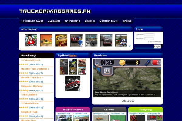 truckdrivinggames.pw site used Arcadegaming