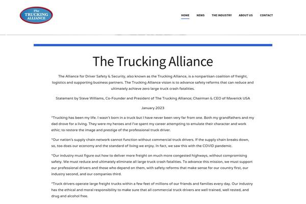 truckingalliance.org site used Melinda