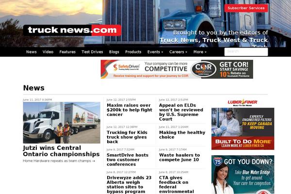 trucknews.com site used Trucknews