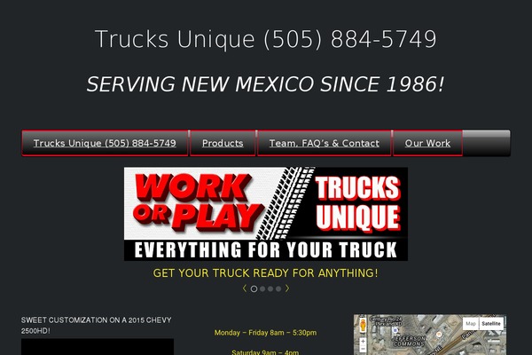 trucksunique.com site used Fullpane
