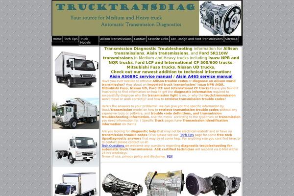 trucktransdiag.com site used Cafo2011