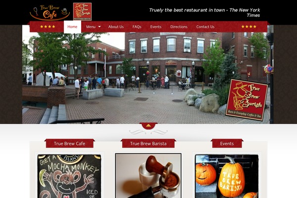 The Restaurant theme site design template sample