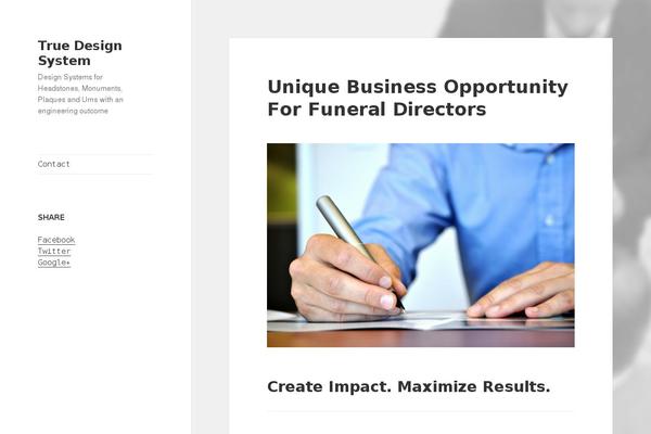 WordPress website example screenshot