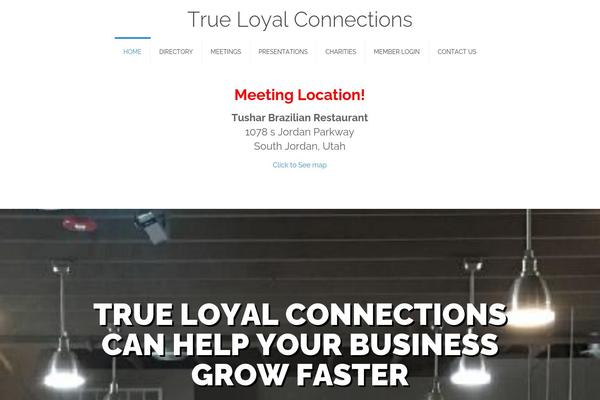 trueloyalconnections.com site used Rocketbuilder-pro