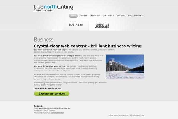 truenorthwriting.com.au site used Nova