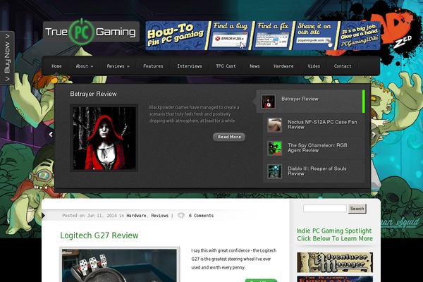 WordPress website example screenshot