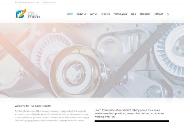 WordPress website example screenshot