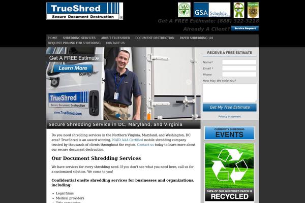 trueshred.com site used Trueshed
