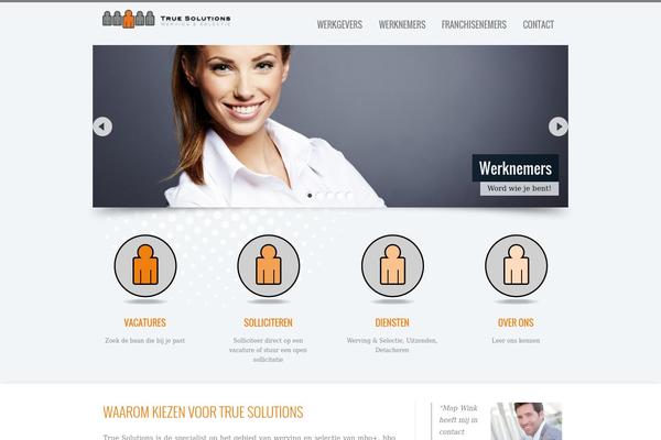 Trias theme site design template sample