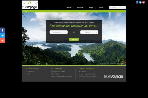 truevoyage.com site used Garytheme