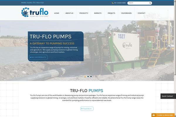 truflopumps.com.au site used Truflow