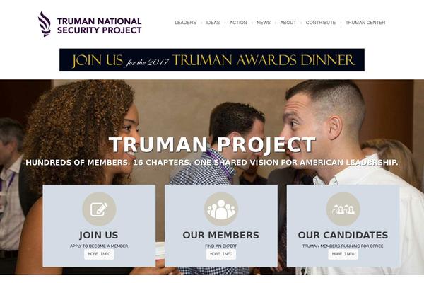 trumanproject.org site used Theme54035