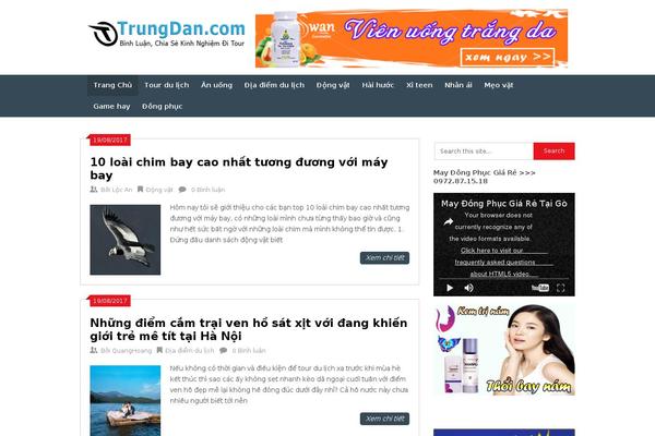 WordPress website example screenshot