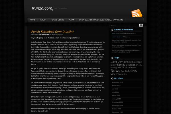 WordPress website example screenshot