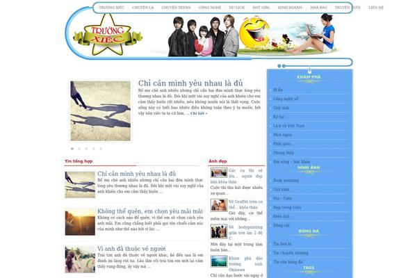 Daily theme site design template sample