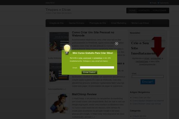 Freelance theme site design template sample