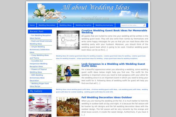 WordPress website example screenshot